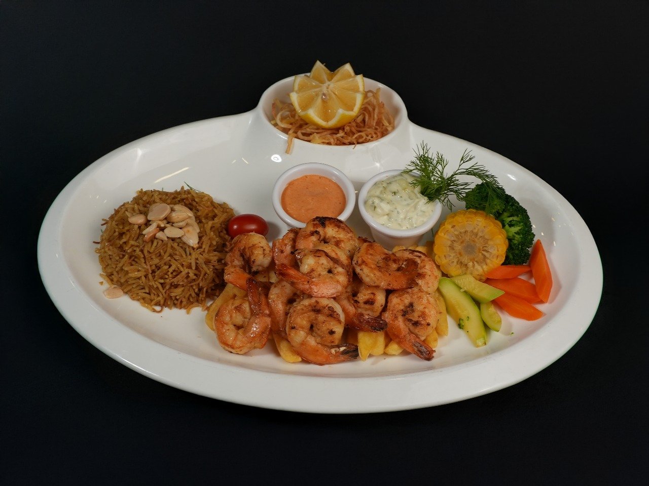 روبيان مشوي